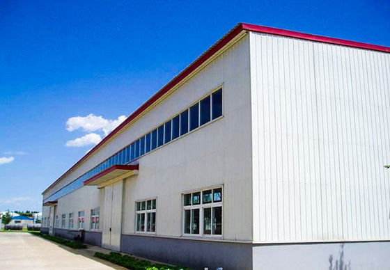 Meerdere verdiepingen licht staalconstructie magazijn met grote span hoge laadcapaciteit