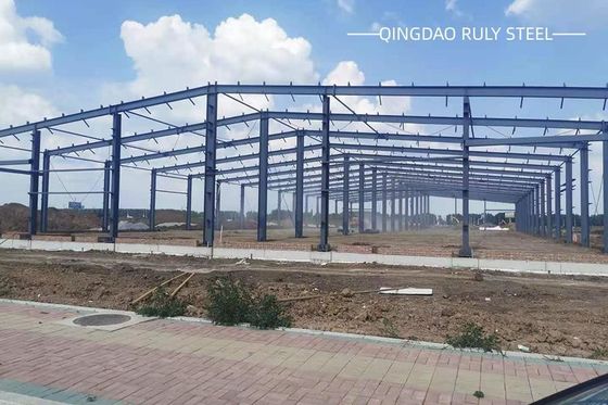 Grote span snelle assemblage geprefabriceerd huis bouw staalconstructie gebouw geprefabriceerd magazijn