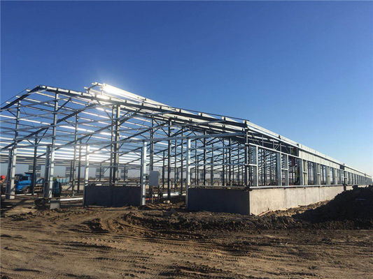 Q235B Geprefabriceerde Stalen Constructie Veehouderijgebouw