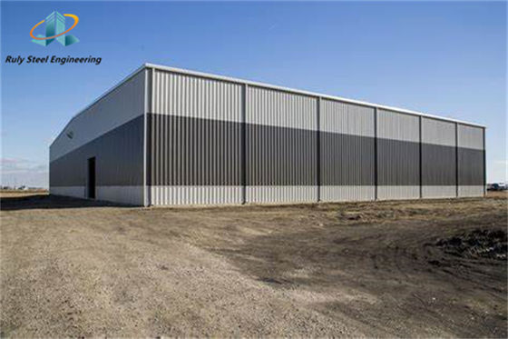 Geluids- / warmte-isolatie Voorontworpen lichte staalstructuur Logistiek magazijn Brand- / waterdicht