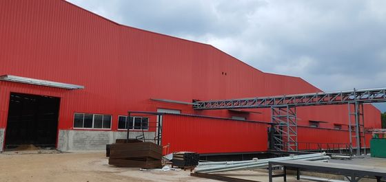 Industrieel schipproject Staalconstructie Gebouw Staalwerkplaats Prefabriekeerbaar magazijn
