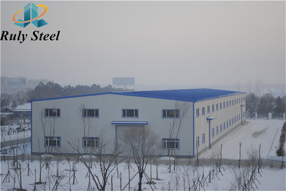 Grote staalconstructie Industrieel materiaal Constructie Metalen geprefabriceerde gebouwen magazijn