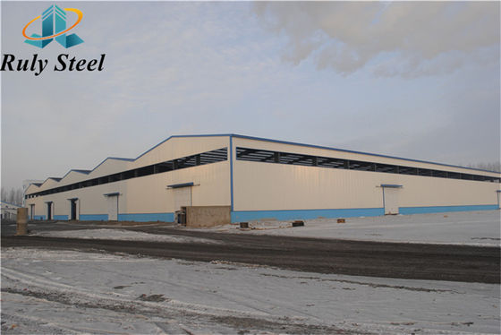 Industrie Staal Vogelhuis Multiple Span Prefab staalstructuur