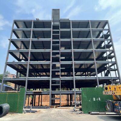 Hotel met vele verdiepingen, modern geprefabriceerd staalconstructie