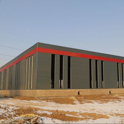 Duurzaam licht Custom Prefab gegalvaniseerd stalen structuur magazijn voor opslag