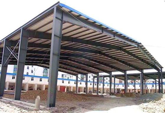 Open Bays Metalen Schuren Stalen Magazijn voor Bouwmateriaal