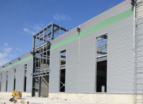 Dubbel Geprefabriceerd de Structuurpakhuis van het Verdiepingsstaal