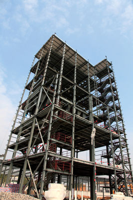 Vervaardiging van meer verdiepingen tellende stalen gebouwen