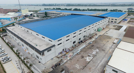 Fabriek met hoge sterkte Voorafgebouwde staalconstructie Voorafgebouwde gebouwen magazijn Lichte metaalframe bouwwerkplaats