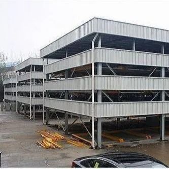 Meerlaagse Grote Overspanning Geprefabriceerde Stalen Parkeerstructuur Q235B Q355B