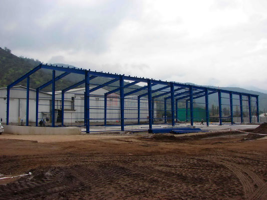 China Industriële prefab structuur magazijn hoogwaardige op maat gemaakte constructie voor opslag