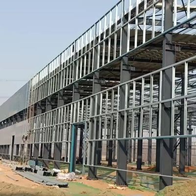 Meerlaagse Grote Overspanning Geprefabriceerde Stalen Parkeerstructuur Q235B Q355B
