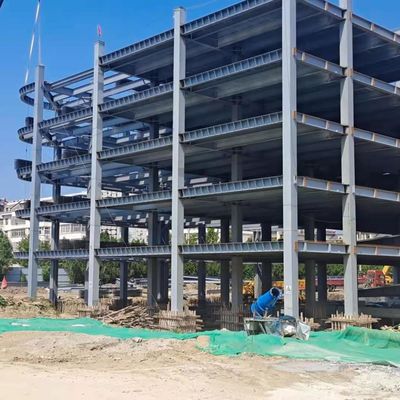 Meerlaagse Grote Overspanning Geprefabriceerde Stalen Parkeerstructuur Q235B Q355B