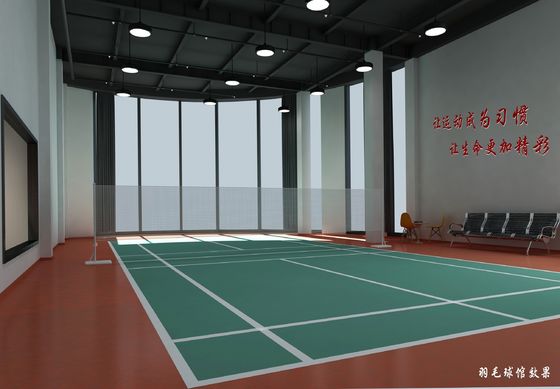 Pre-engineered staalstructuur Badmintonzaal Q235B Q355B Materiaal