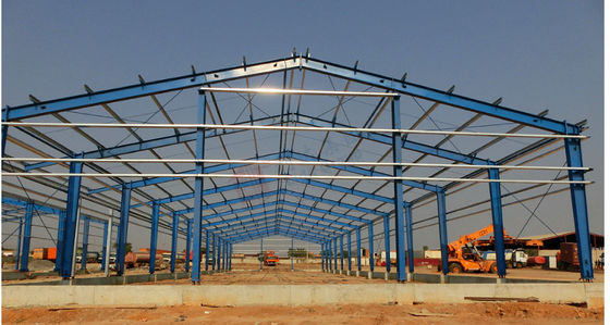 China Industriële prefab structuur magazijn hoogwaardige op maat gemaakte constructie voor opslag