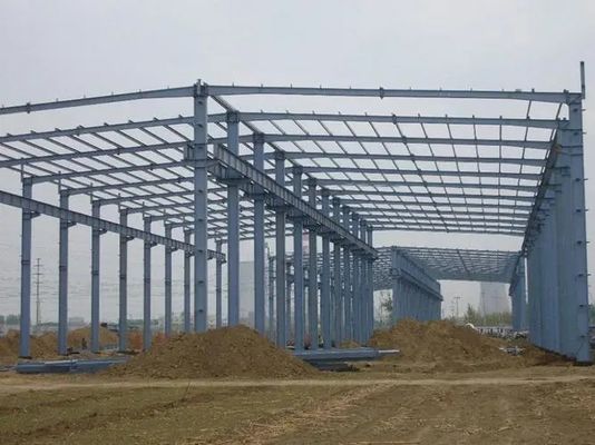 Duurzame industriële fabriek Staalconstructie Bouwbouw Gebouw Prefabricated Metal Workshop