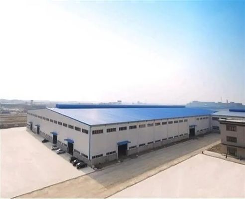 Economisch staalconstructie gebouw gegalvaniseerd warmgewalst H-sectie frame part prefabricated warehouse