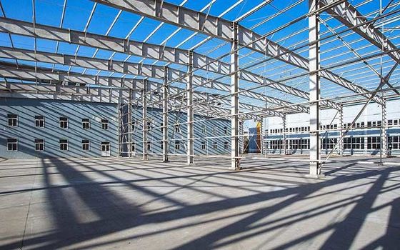 Prefab Stalen Constructie Werkplaats met Bovenloopkraan