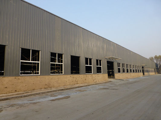 H-sectie Frame Part Prefabricated Steel Workshops Hoog windweerstand Gratis aanpassing