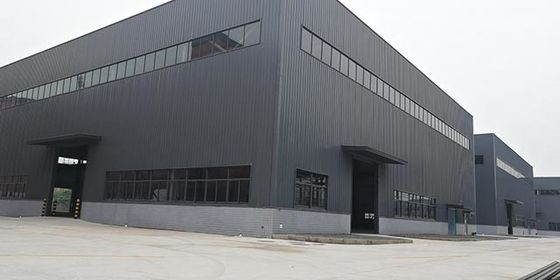 Stabiel staalconstructie met lange lengte H-sectie geschilderd groot staalconstructiewerkplaats