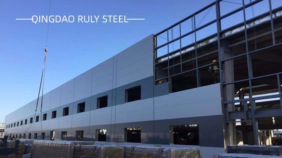 Portal Frame Moderne prefab werkplaats Hoogwaardige aanpassing Constructie bestemd voor depot
