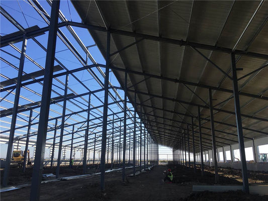 Q235B Geprefabriceerde Stalen Constructie Veehouderijgebouw