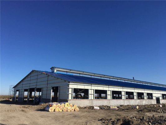China Industriële prefab structuur magazijn hoogwaardige op maat gemaakte constructie voor opslag
