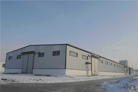 Economisch staalconstructie gebouw gegalvaniseerd warmgewalst H-sectie frame part prefabricated warehouse