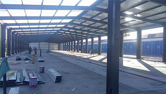 Werkplaats voor de reparatie van geprefabriceerde staalconstructies