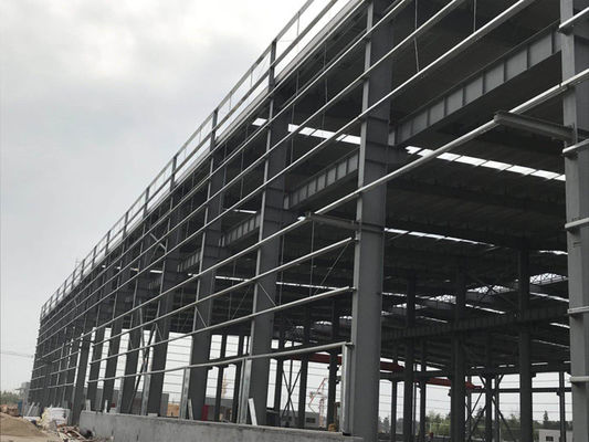 Prefab / Prefab Light Metal Frame Building Steel Structure Workshop