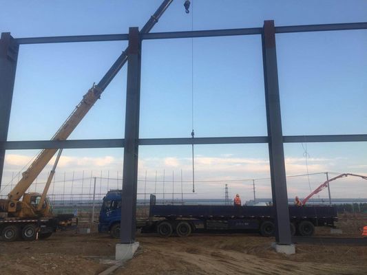 H sectie Staal voorgefabriceerd magazijn Gebouw Warmgewalst Gegalvaniseerd Economisch Industrieel Licht Gewicht Grote span