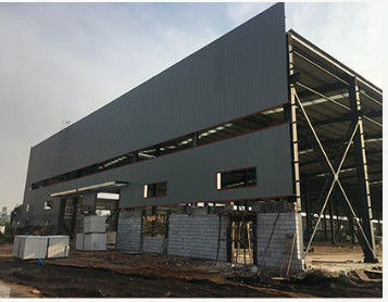 H sectie Staal voorgefabriceerd magazijn Gebouw Warmgewalst Gegalvaniseerd Economisch Industrieel Licht Gewicht Grote span