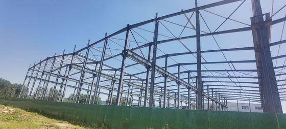 Warme verkoop Prefabriceerd staal Werkplaats Gebouw Metalen gegalvaniseerd portaal frame Constructie opslag