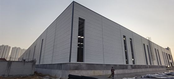 Economisch staalconstructie gebouw gegalvaniseerd warmgewalst H-sectie frame part prefabricated warehouse