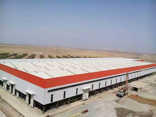 Prefab stalen constructie magazijnwerkplaats voor industriële opslag