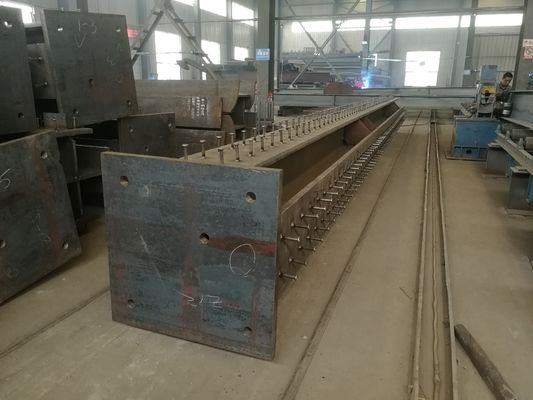 Voorgefabriceerde staalconstructie H-sectie kolombalk Q235B Q355B