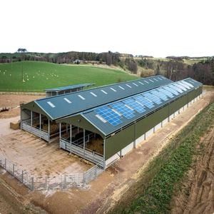 Prefab eenverdiepingsstaalconstructies Fabricatie voor magazijnbouw
