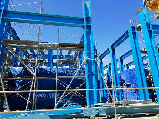 Fabriek voor geprefabriceerde staalconstructies voor meerdere verdiepingen staalgebouwen PEB-gebouwen Staal magazijn