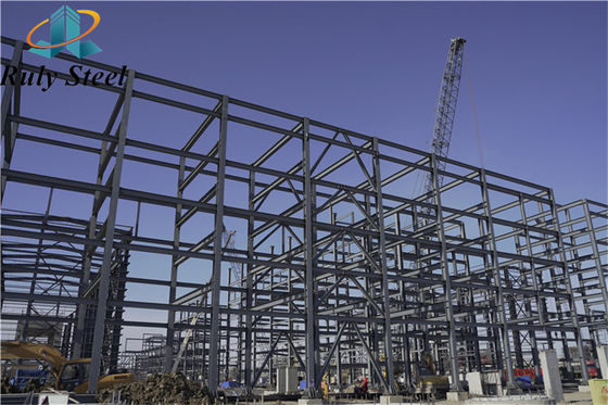 Prefab meerverdiepingsstaalconstructie voor woon- en kantoorgebouwen