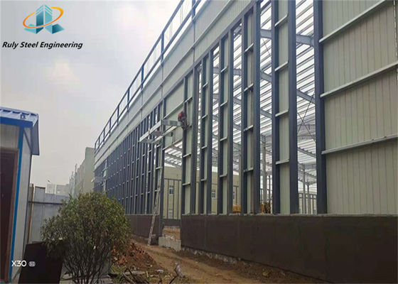 Prefabrieke staalconstructie Gebouwfabricage magazijn Meerdere verdiepingen Werkplaats Grote span bouwmaterialen