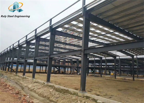 Prefabrieke staalconstructie Gebouwfabricage magazijn Meerdere verdiepingen Werkplaats Grote span bouwmaterialen