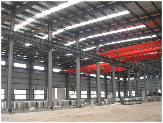 Lichtgewicht modulair Metalen gebouw Portaal Frame Voorgefabriceerd Makkelijk te monteren