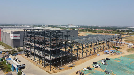Voorgefabriceerde staalconstructie