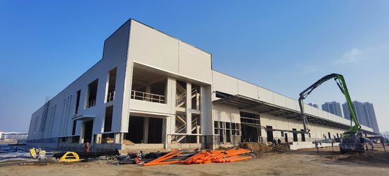 Voorgefabriceerde staalconstructie