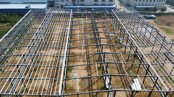 Prefab H-sectie staalconstructie werkplaats met brugkraan anti-corrosie