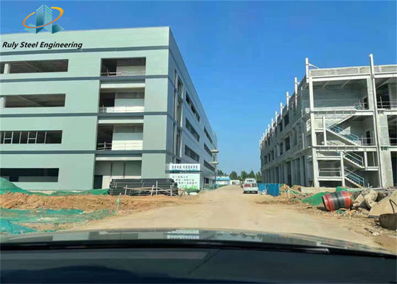Prefabricated Multi-Story Steel Structure Hotel Vervaardiging / Vervaardiging / Installatie