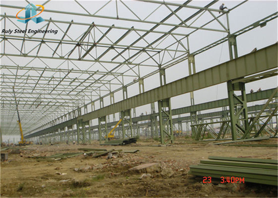 Bouw Pre-engineered Prefabricated Customized Steel Structure Gebouw met Parapet Wall Workshop