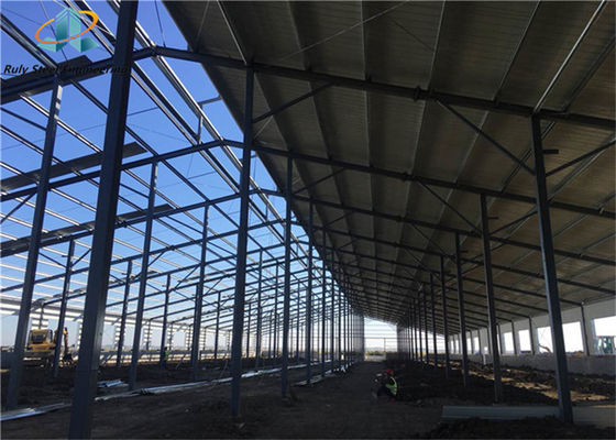 Vervaardiging Hoge sterkte laag legering Geverfd/gegalvaniseerd staalcomponent Bolt/gesweisde verbinding Prefab staalstructuur