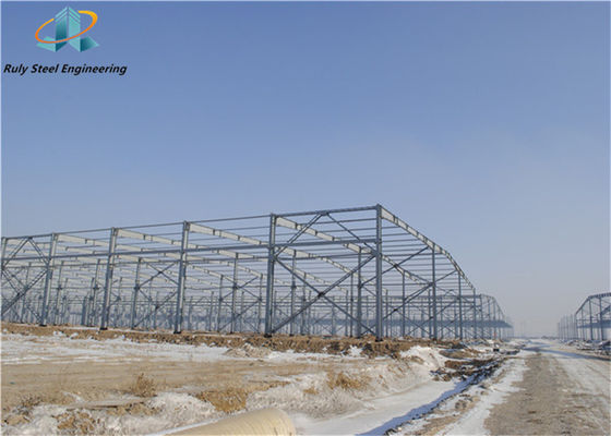 China Low Cost Raw Material Warehouse Makkelijk te monteren Op maat gemaakte prefab staalstructuur