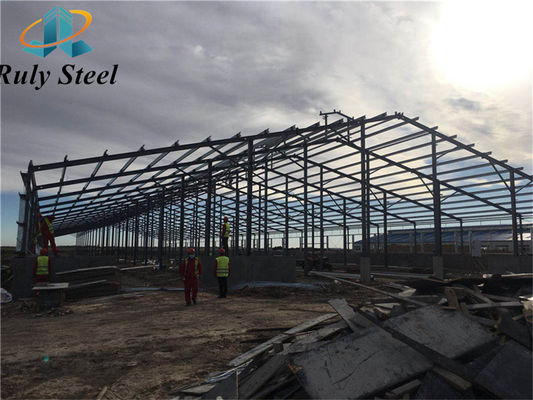 Grote span geprefabriceerd/prefab H balk ontwerp Gebouw metaal Q355/Q235 Fabriek magazijn werkplaats Staalstructuur